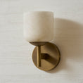 Load image into Gallery viewer, Garrison Alabaster Wall Sconce
