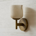 Load image into Gallery viewer, Garrison Alabaster Wall Sconce