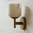 Load image into Gallery viewer, Garrison Alabaster Wall Sconce
