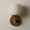 Load image into Gallery viewer, Garrison Alabaster Wall Sconce