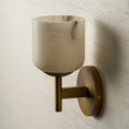 Load image into Gallery viewer, Garrison Alabaster Wall Sconce