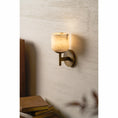 Load image into Gallery viewer, Garrison Alabaster Wall Sconce
