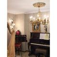 Load image into Gallery viewer, Genualdi Brass Chandelier