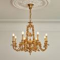 Load image into Gallery viewer, Genualdi Brass Chandelier