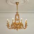Load image into Gallery viewer, Genualdi Brass Chandelier