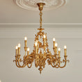 Load image into Gallery viewer, Genualdi Brass Chandelier