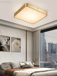 Load image into Gallery viewer, Geometric Alabaster Recessed Ceiling Light