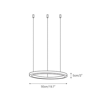 Gianni Chandelier – detail 5 — Dimension drawings 2