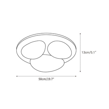 Glaze Ceiling Lamp – detail 3 — Dimension drawings 1