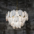 Bild in Galerie-Betrachter laden, Gloire Alabaster Chandelier