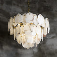 Bild in Galerie-Betrachter laden, Gloire Alabaster Chandelier