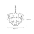 Bild in Galerie-Betrachter laden, Gloire Alabaster Chandelier