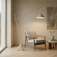 Load image into Gallery viewer, Grande Travertine Floor Lamp