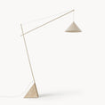Load image into Gallery viewer, Grande Travertine Floor Lamp