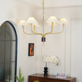 Load image into Gallery viewer, Griffin Staggered Tail Chandelier