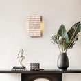 Load image into Gallery viewer, Grille Travertine wall lamp