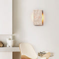 Load image into Gallery viewer, Grille Travertine wall lamp