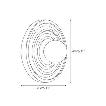 Grove Alabaster Wall Sconce – detail 3 — Dimension drawings 1