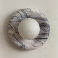 Load image into Gallery viewer, Orli White Marble Sconce