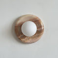 Load image into Gallery viewer, Orli Cyan Onyx Sconce