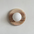 Load image into Gallery viewer, Orli Cyan Onyx Sconce