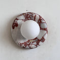 Load image into Gallery viewer, Orli Red Marble Sconce