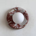Load image into Gallery viewer, Orli Red Marble Sconce