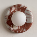 Load image into Gallery viewer, Orli Red Marble Sconce