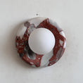 Load image into Gallery viewer, Orli Red Marble Sconce