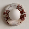 Load image into Gallery viewer, Orli Red Marble Sconce