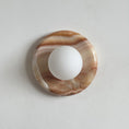 Load image into Gallery viewer, Orli Cyan Onyx Sconce