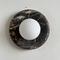 Load image into Gallery viewer, Orli Black Marble Sconce