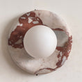 Load image into Gallery viewer, Orli Red Marble Sconce