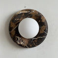 Load image into Gallery viewer, Orli Black Marble Sconce