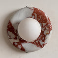 Load image into Gallery viewer, Orli Red Marble Sconce