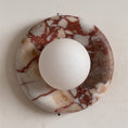 Load image into Gallery viewer, Orli Red Marble Sconce