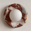 Load image into Gallery viewer, Orli Red Marble Sconce
