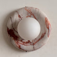 Load image into Gallery viewer, Orli Red Marble Sconce