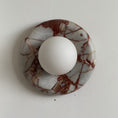 Charger l'image dans la visionneuse de la galerie, Orli Red Marble Sconce