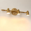 Load image into Gallery viewer, Halophane Brass Wall Lamp
