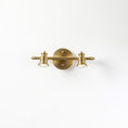 Charger l'image dans la visionneuse de la galerie, Halophane Brass Wall Lamp