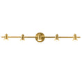 Load image into Gallery viewer, Halophane Brass Wall Lamp