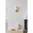 Load image into Gallery viewer, Harlin Vertical Alabaster Sconce