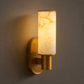 Load image into Gallery viewer, Harlin Vertical Alabaster Sconce