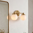Load image into Gallery viewer, Hayes Glass Ball Wall Sconce