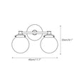 Load image into Gallery viewer, Hayes Glass Ball Wall Sconce