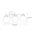 Load image into Gallery viewer, Hayes Glass Ball Wall Sconce