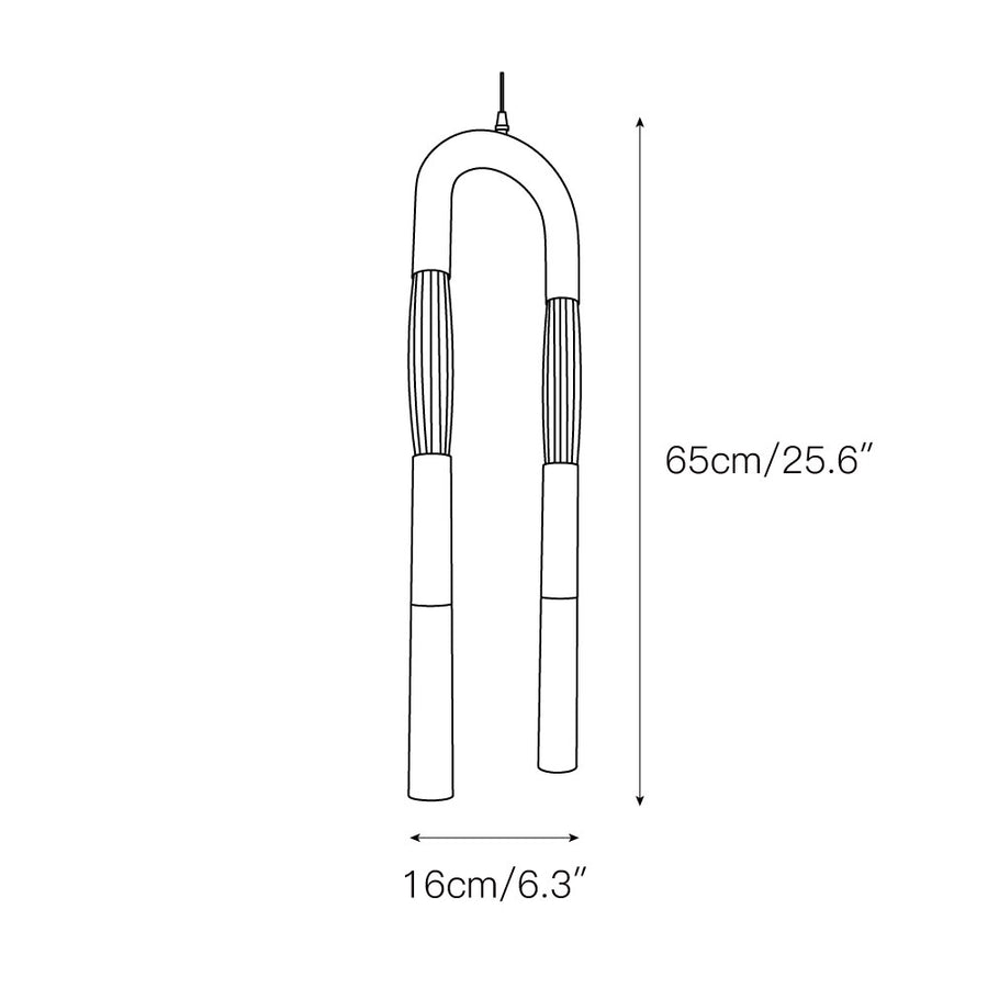 Head Antonia Pendant Lamp – detail 3 — Dimension drawings 1
