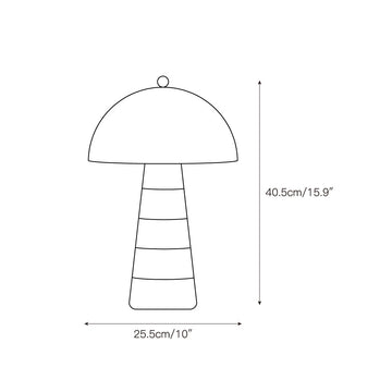 Hed Marble Table Lamp – detail 3 — Dimension drawings 1