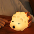 Load image into Gallery viewer, Hedgehog Timing Night Light (built-in battery)